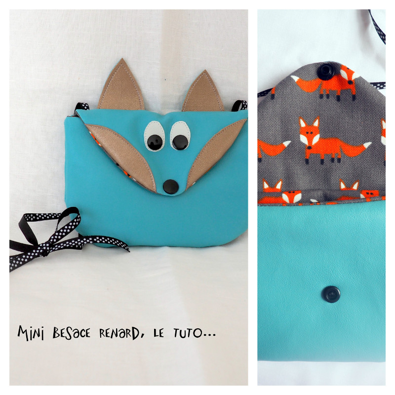 Un petit sac renard ou panda : DIY, tuto et patron ! Couture pour enfant,  Tutos / DIY - Isastuce